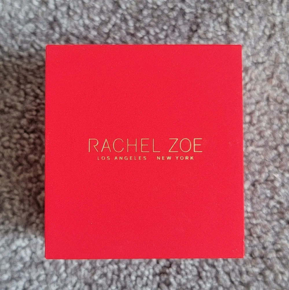 Rachel Zoe Letter "M" Necklace, 14K Gold Plated Sterling Silver - Picture 2 of 3